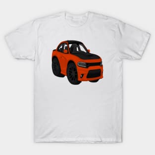 Charge Orange + Black T-Shirt